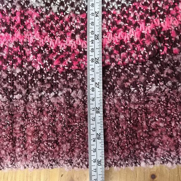 Torrid Spacedye Oversize Bouncle Kimono Multi Color Pink Sweater Size 00 - Picture 7 of 8